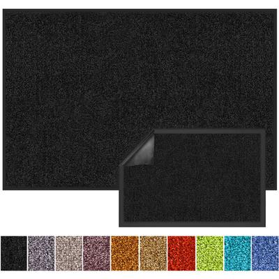 Karat - Schmutzfangmatte Rhine Black 90 x 300 cm - Schwarz