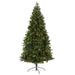 7' Grand Teton Spruce Flat Back Christmas Tree with 220 Clear LED - Green