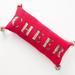 Anthropologie Accents | Anthropologie Cheer Pommed Pillow | Color: Red/White | Size: Os