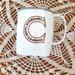 Anthropologie Kitchen | Anthropologie Dropcap Monogram "C" Mug | Color: Black/White | Size: Os