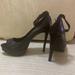 Jessica Simpson Shoes | Jessica Simpson Black Ankle Strap Peep Toe Stiletto Platform Pumps | Color: Black | Size: 10