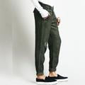 Free People Pants & Jumpsuits | Free People Army Green Herringbone Distressed Relaxed Pants Size 4 | Color: Green | Size: 4