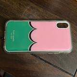 Kate Spade Cell Phones & Accessories | Iphone Xr Kate Spade Phone Cover - Perfect Condition- Pink And Kelly Green | Color: Green/Pink | Size: Os