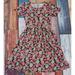 Lularoe Dresses | Lularoe Flower Dress | Color: Gray | Size: S