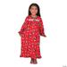 Disney Pajamas | Girls Disney Mickey Mouse Flannel Christmas Holiday-Themed Nightgown Size 10 Vgc | Color: Black/Red | Size: 10g