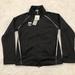 Adidas Tops | Adidas Performance Black Knit Track Running Athletic Full Zip Jacket Womens S | Color: Black | Size: S