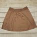 J. Crew Skirts | J. Crew Cute Dark Tan Skirt, Nwot, Size 0 Did Not Fit Me! | Color: Brown/Tan | Size: 0