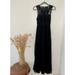 Zara Dresses | Black Zara Chiffon And Lace Maxi Dress Size Small Nwt | Color: Black | Size: S