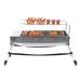 DALELEE Stainless Steel Electric USB Rotary Barbecue Machine Metal | 22.2 H x 33.7 W x 8.7 D in | Wayfair DALELEE689