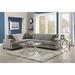 Gray Sectional - CDecor Home Furnishings 112" Wide Right Hand Facing Sleeper Corner Sectional Polyester | 34 H x 112 W x 89 D in | Wayfair 500504i
