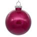 The Holiday Aisle® Clear Ornament w/ Glitter Interior in Pink | 4 H x 4 W x 0.5 D in | Wayfair A7B763751ED54878958A6A6E35594CAD