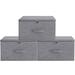 Rebrilliant Fabric Box Set Fabric in Gray | 12 H x 20 W x 15 D in | Wayfair 946226928EA1442C8204CD46DE9FB62A