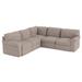 Black/Blue/Brown Reclining Sectional - Wayfair Custom Upholstery™ Amari 94" Wide Corner Sectional | 31 H x 94 W x 94 D in