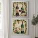 Astoria Grand Vino Di Toscana - 2 Piece Picture Frame Painting Print Canvas, Solid Wood in Green/Indigo | 30.5 H x 61 W x 3 D in | Wayfair