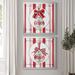 The Holiday Aisle® Candy Cane Christmas I - 2 Piece Painting Print Set Canvas, Solid Wood in Green/Red/White | 30.5 H x 61 W x 3 D in | Wayfair