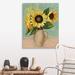 Rosalind Wheeler Sunflower Afternoon II Canvas Wall Art Metal | 40 H x 32 W x 1.25 D in | Wayfair A8FDA96A9BBD4AF4BE5D69186E80DCCF