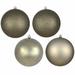 The Holiday Aisle® Holiday Décor Ball Ornament Plastic in Gray/Black | 6 H x 6 W x 1.33 D in | Wayfair 9847C6F40FEB4FF18C3A0C284D0F5355