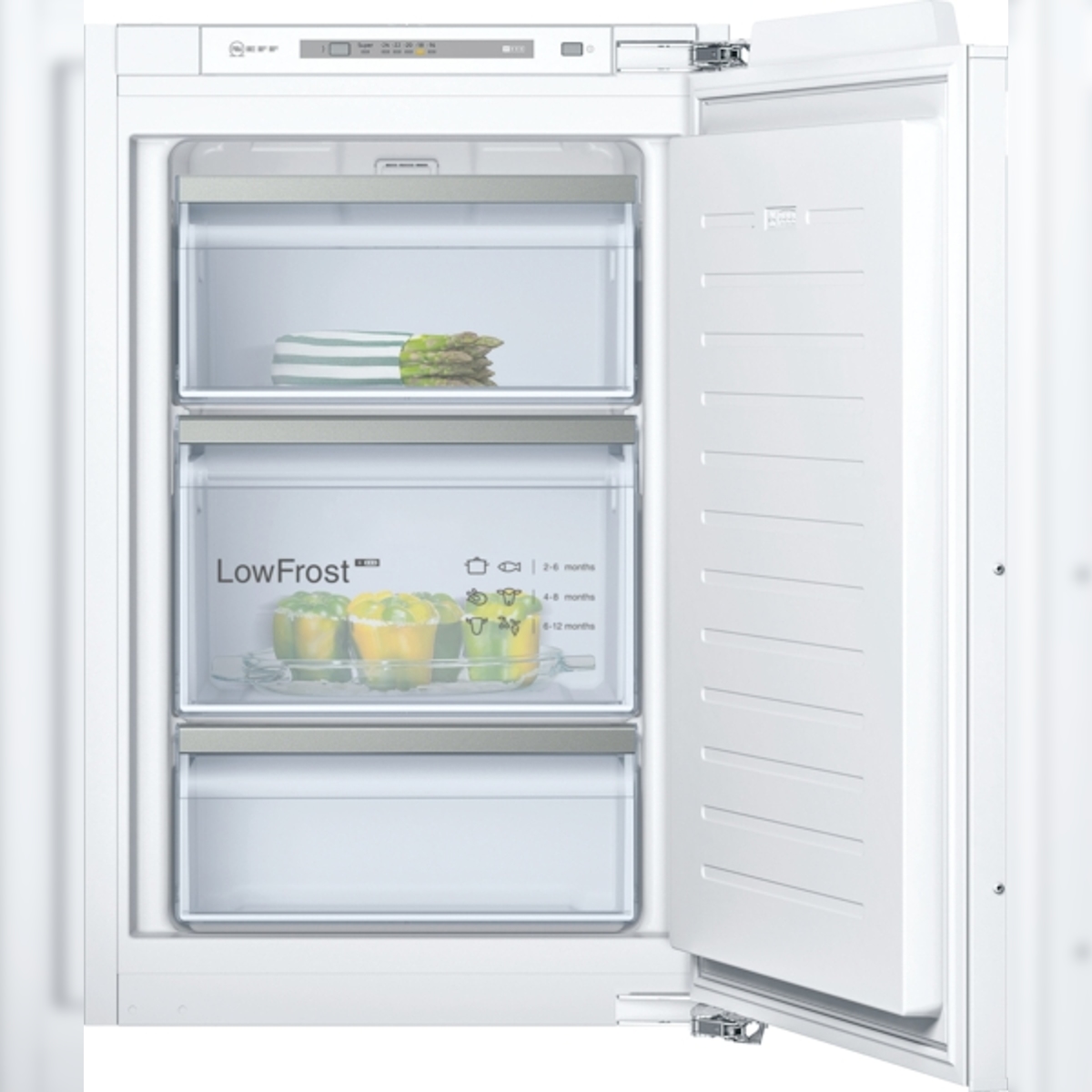Neff N 70, GI1216DE0 Einbau-Gefrierschrank, 87.4 x 55.8 cm, Flachscharnier mit Softeinzug Image