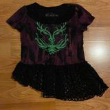 Disney Dresses | Disney’s Descendant Fantasy Girls Dress | Color: Black/Purple | Size: Sg