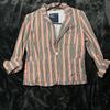 American Eagle Outfitters Jackets & Coats | American Eagle Striped Blazer Size Small | Color: Red | Size: S