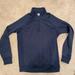 Under Armour Sweaters | Men’s Under Armor Loose Fit Cold Gear 1/4 Zip Size Medium Navy Blue | Color: Blue | Size: M