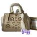 Coach Bags | Coach 68291 Dreamer With Rivets Chalk Leather Crossbody Bag Bb18 | Color: Gold | Size: Os