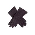 Dents Lucille Women's Silk Lined Lamb Suede Gloves MOCCA 8