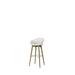 Vincent Sheppard Avril Bar & Counter Stool Wood/Metal in Brown/White/Yellow | 42.1 H x 21.7 W x 19.7 D in | Wayfair BS018P024