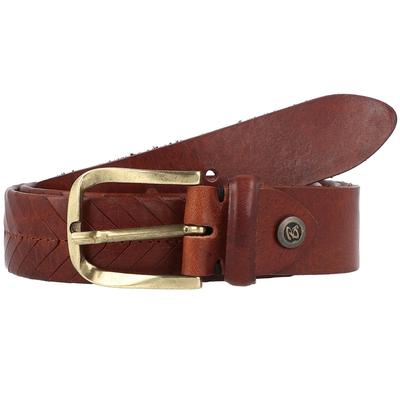 b.belt Vince Gürtel Leder 105 cm Braun Herren