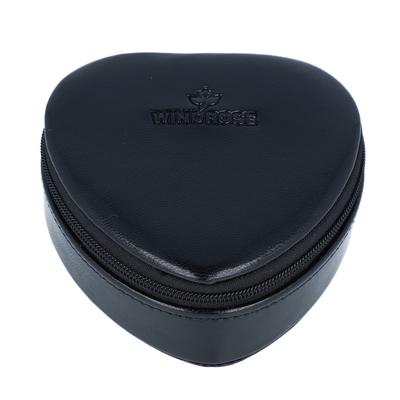 Windrose - Merino Moda Schmuckdose Leder 9 cm Körbe & Aufbewahrung 1 ct Schwarz Damen (34.99 € / 1 ct)