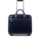 Piquadro - Blue Square 2-Rollen Businesstrolley Leder 37 cm Laptopfach Koffer & Trolleys Herren