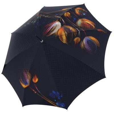 doppler Boheme Elegance Stockschirm 90 cm viola darkblue Blau Herren