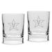 Vanderbilt Commodores 2-Piece 11.75oz. Square Double Old Fashioned Glass Set