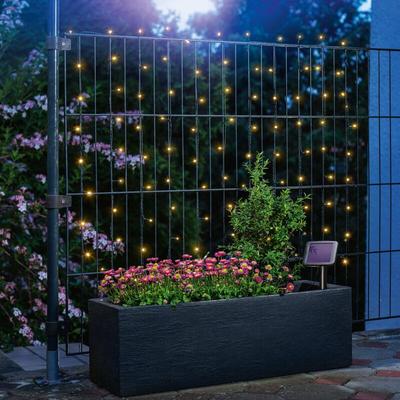 esotec Solar Premium Lichterkette mit 100 LEDs warmweiß wetterfest außen 102170 Image