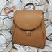 Kate Spade Bags | Leila Medium Flap Leather Backpack Warm Gingerbread Bag Purse Nwt Kate Spade | Color: Brown | Size: 9.5"H X 9.25"W X 4.75"D
