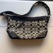 Coach Bags | Black Medium Coach Shoulder Bag. In Excellent Condition. | Color: Black/Gray | Size: Os