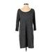 Gap Casual Dress - Shift: Gray Marled Dresses - Women's Size Small