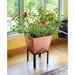 ACHLA Marion Galvanized Steel Pot Planter Metal | 23 H x 16.25 W x 16.25 D in | Wayfair FBC-51-12C