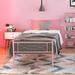 Red Barrel Studio® Arunya 34.71" Bed Frame Metal in Pink | Twin | Wayfair 4B92FD7E959B4EEF9A7DF259A621A3C4