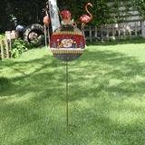 The Holiday Aisle® Garden Stake Metal in Red | 37 H x 11 W x 1 D in | Wayfair 4557770B0F104F54AFC5A9E1D9D2929A