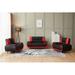 Wade Logan® Ehan 3 Piece Faux Leather Living Room Set Faux Leather | Wayfair Living Room Sets 6398C6354062435D89192F72DBC87BBE