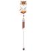 Arlmont & Co. Afanasie Owl Wind Chime Resin/Plastic | 28 H x 5 W x 3.25 D in | Wayfair 1FC582715FC84E84B29FC9F3CEDCABDE