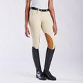 Hadley Show Mid - Rise Breeches by SmartPak - Knee Patch - 30R - Tan w/ Tan Patch - Smartpak