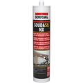 Mastic silicone bâtiment neutre gris anthracite - Soudasil NX2 - Menuiserie façade 300ml