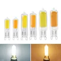 Ampoule LED COB en verre G9 6W 9W 12W 15W 220V pour la maison lustre budgétaire remplacer