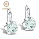 Boucles d'oreilles de BALLET en argent Sterling 925 pur pour femmes bijoux fins ovales en pierre de