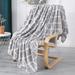 Flannel Fleece Blanket Throw Size for Couch Sofa Bed
