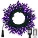 200 LED Halloween Purple String Lights with Remote - Yellow