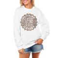 Women's Gameday Couture White Florida Gators Wild Side Perfect Crewneck Pullover Sweatshirt