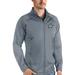 Men's Antigua Gray Dallas Stars Links Full-Zip Golf Jacket